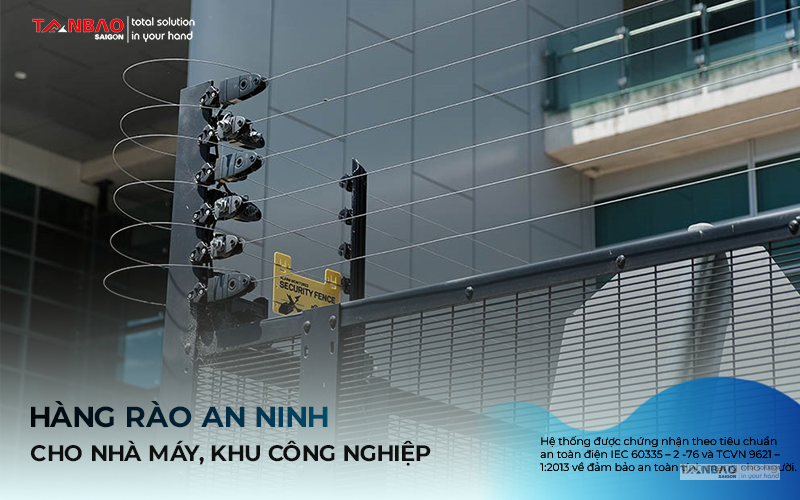 Hàng rào an ninh cho khu công nghiệp, nhà máy