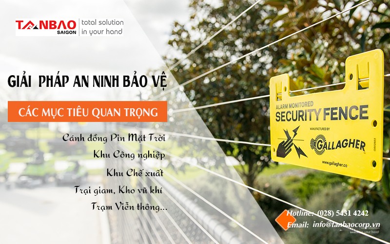 Giải pháp an ninh bảo vệ cánh đồng pin năng lượng Mặt Trời, Khu công nghiệp, Khu chế xuất, Trại giam