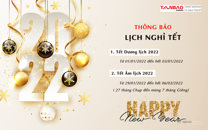 Lịch nghỉ tết 2022